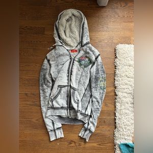 Butter fleece lined zip up